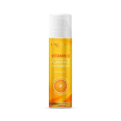 L'actone Vitamin C Face and Body Protector Foam 150ml Private Label Available Made in Turkey